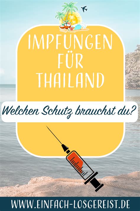 thailand reiseimpfungen